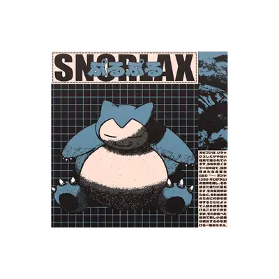 Mousepad Retro Snorlax 40x40 PRO | NOTMID