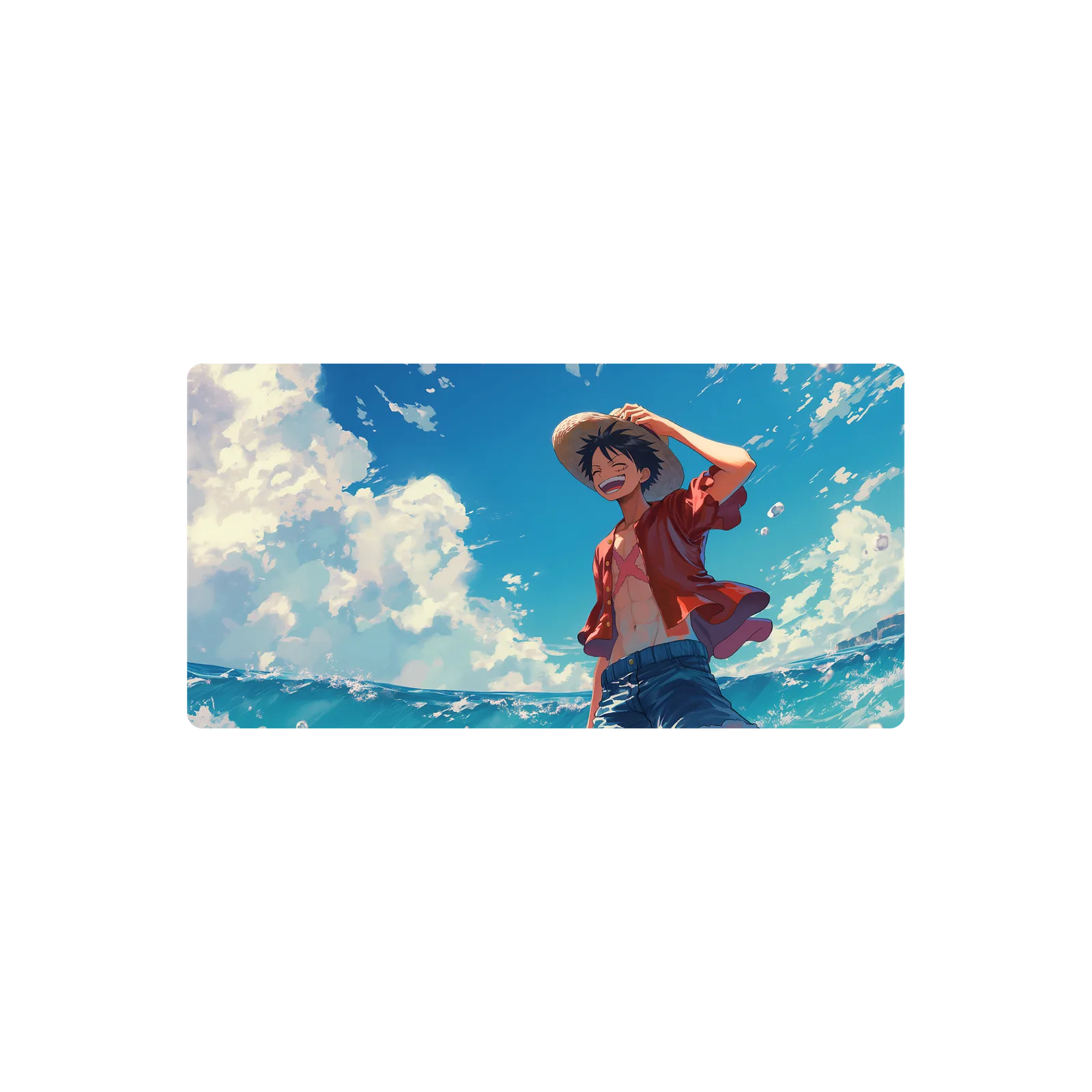 Mousepad luffy crack 50x25 Classic | Custom