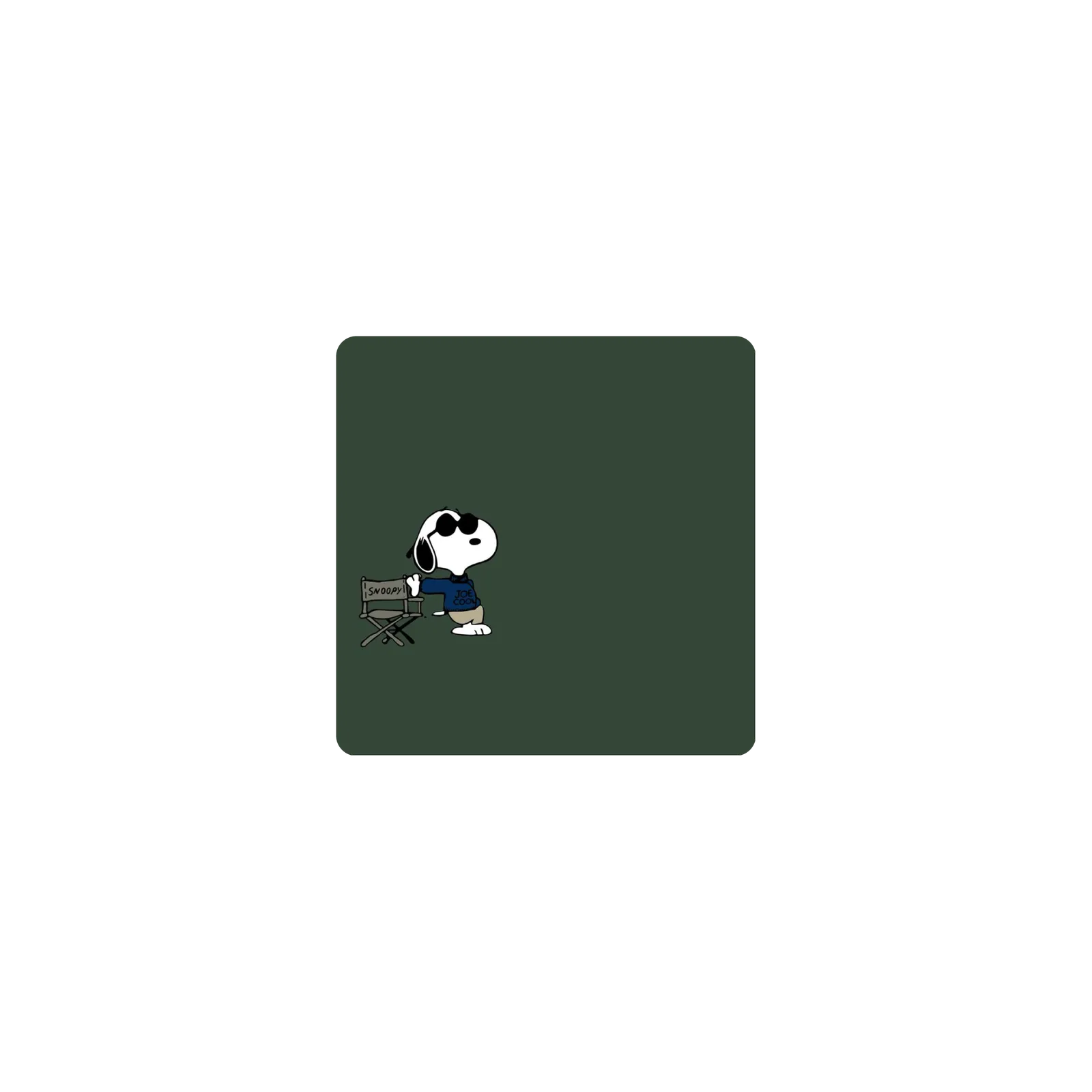 Mousepad snoopy cooll 25x25 Classic | Custom