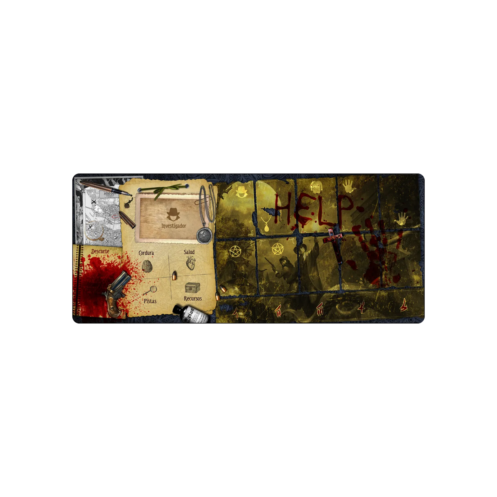 Mousepad Arkham Horror LCG 60x25 Classic | Custom