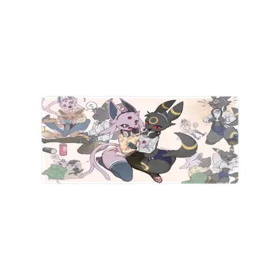 Mousepad espeon y umbreon 90x40 Classic | Custom