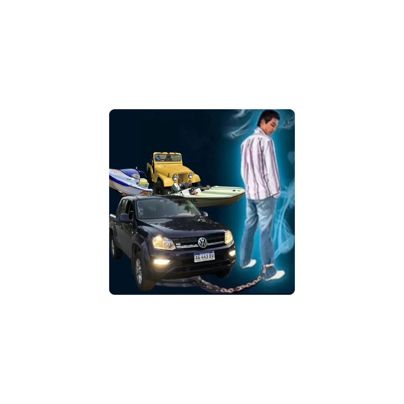 Mousepad marcos rolleri 45x45 Classic | Custom