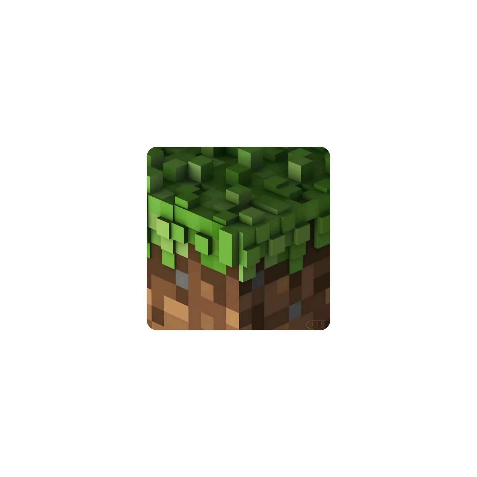 Mousepad C418 Album 25x25 PRO | Custom