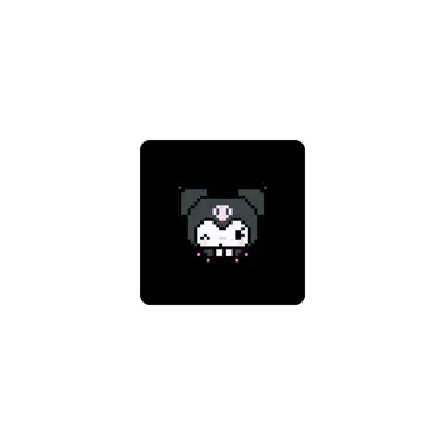 Mousepad Pixelart Kuromi 25x25 Classic | Custom