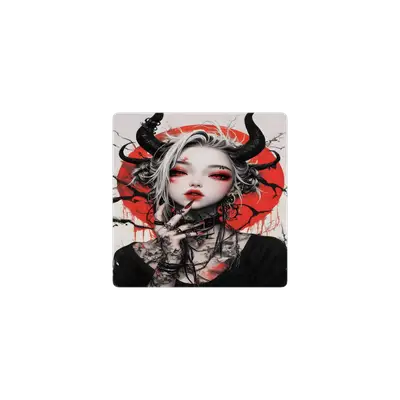 Mousepad girldemon 40x40 PRO | Custom