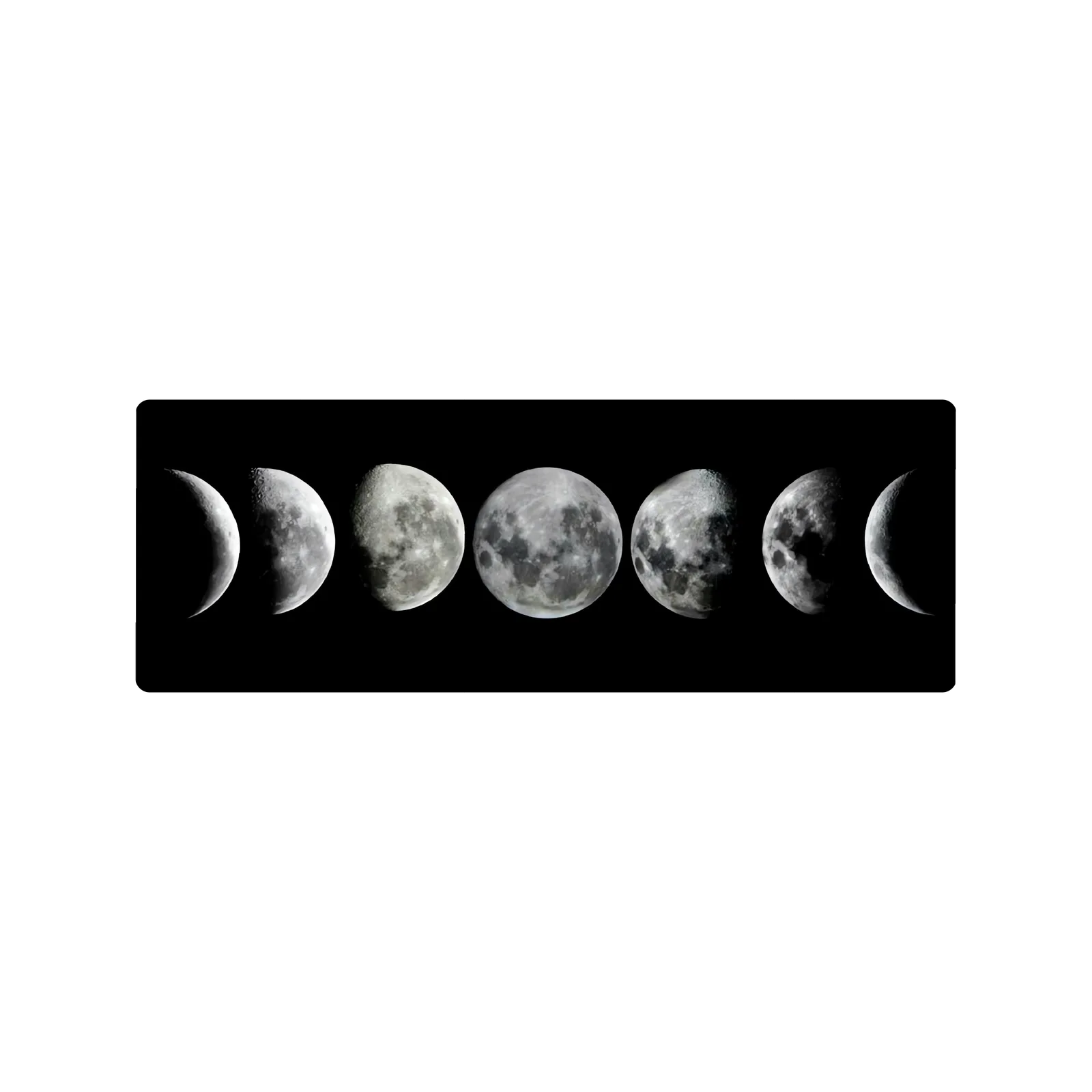 Mousepad Fases de la luna 100x35 Classic | Custom