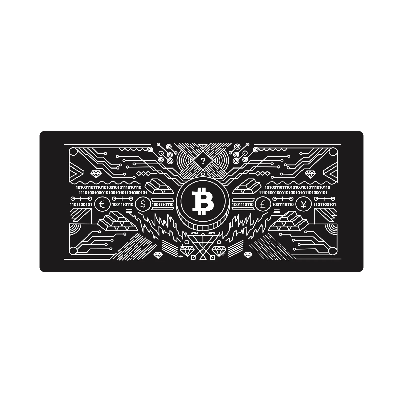 Mousepad redbtc 82x35 Classic | Custom