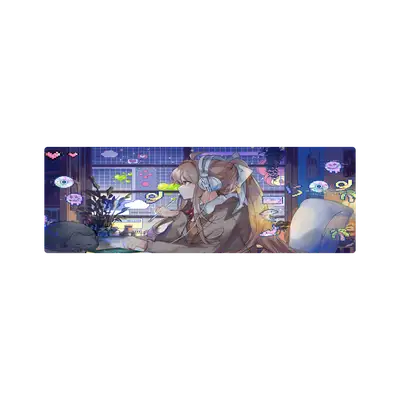 Mousepad anime girl desk 90x30 PRO | Custom