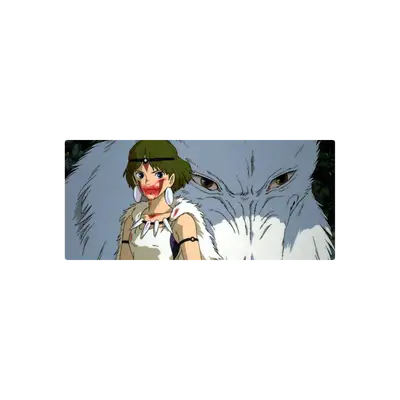 Mousepad Princesa Mononoke Calidad Buena 90x40 Classic | Custom