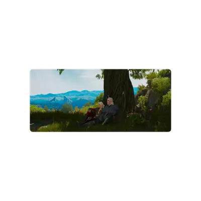Mousepad Geralt y Ciri 90x40 Classic | Custom