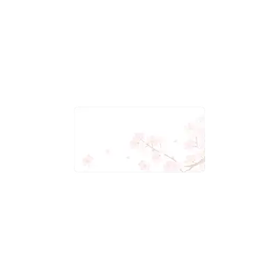 Mousepad cherry blossom 60x30 Classic | Custom