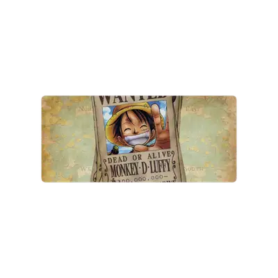 Mousepad Wanted Monkey D. Luffy - ONE PIECE 90x40 PRO | Custom