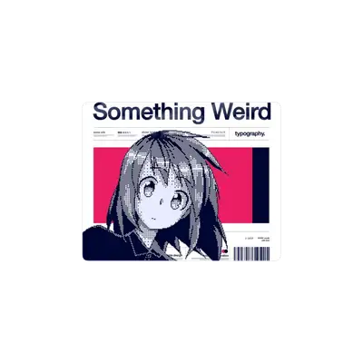 Mousepad SOMETHING WEIRD 50x40 PRO | Custom