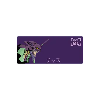 Mousepad Evangelion Eva-01 85x35 PRO | Custom