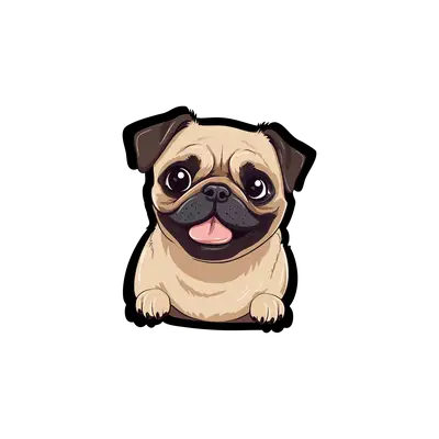 Mousepad Pug 30x30 Form PRO | Custom