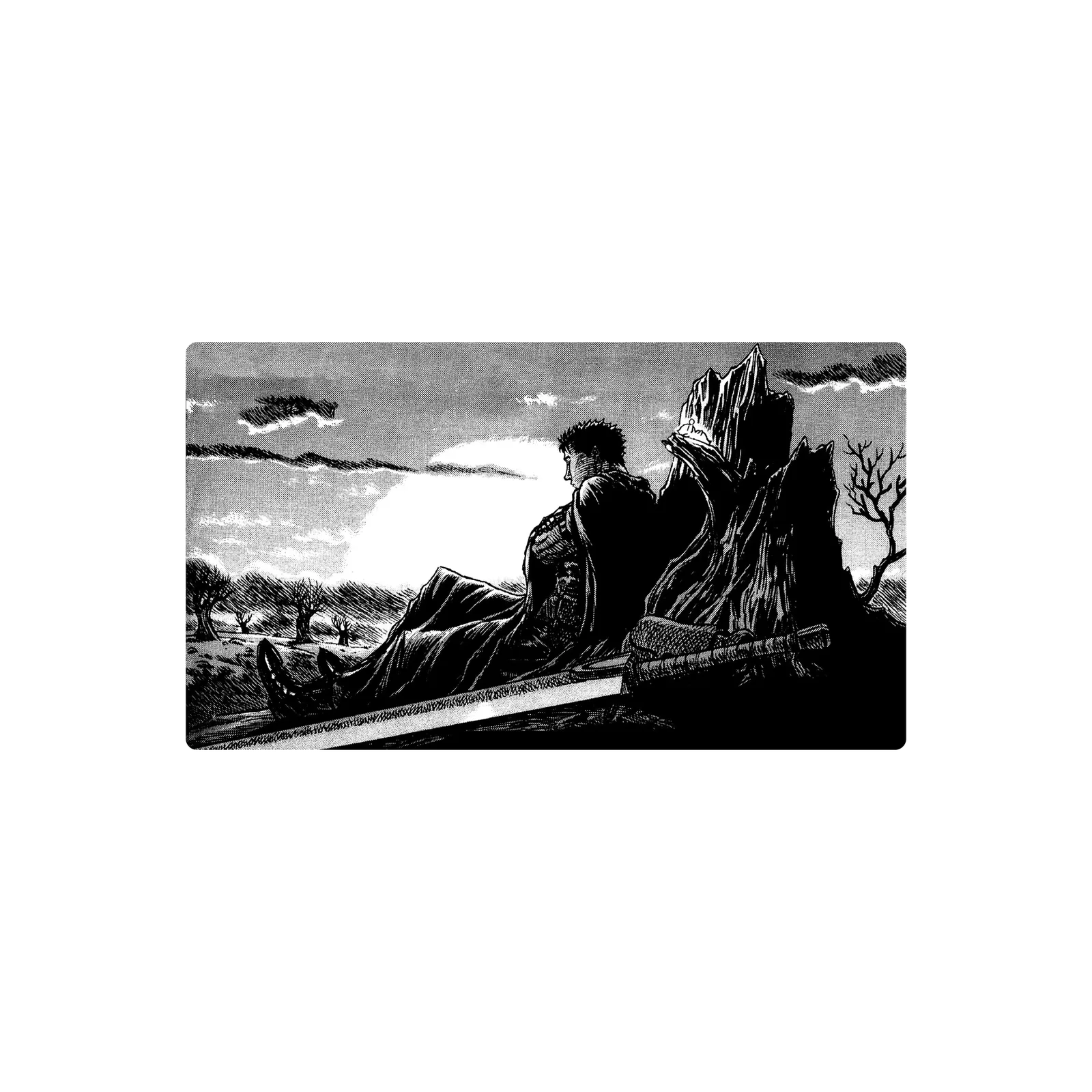 Mousepad El Tripas blanco y negro 80x45 Classic | Custom