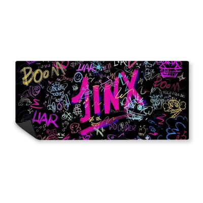 Mousepad GRAFFITI DE JINX 90x40 PRO | Custom