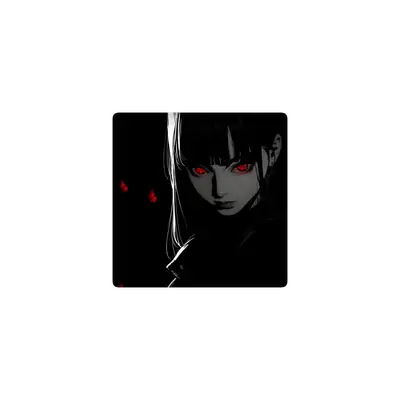 Mousepad anime red 40x40 PRO | Custom
