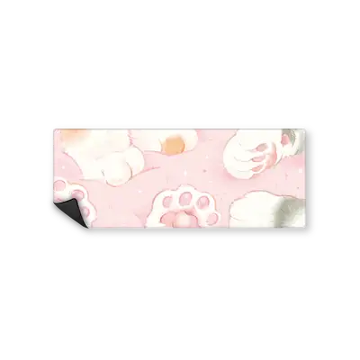 Mousepad Patitas de gatos 82x32 Classic | Custom