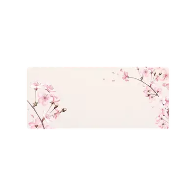 Mousepad Cherry blossom 70x30 Classic | Custom