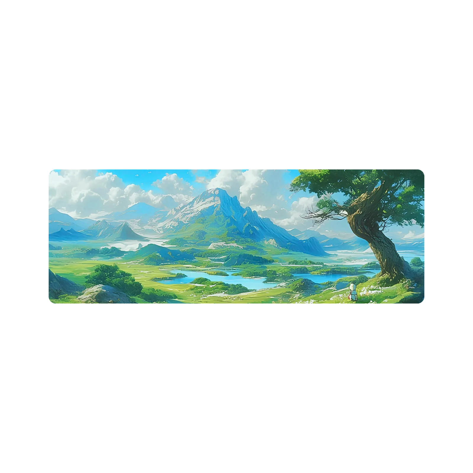 Mousepad paisaje anime natural 100x35 Classic | Custom