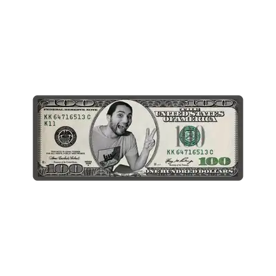 Mousepad Billete de 100 dólares 100x40 Classic | Custom