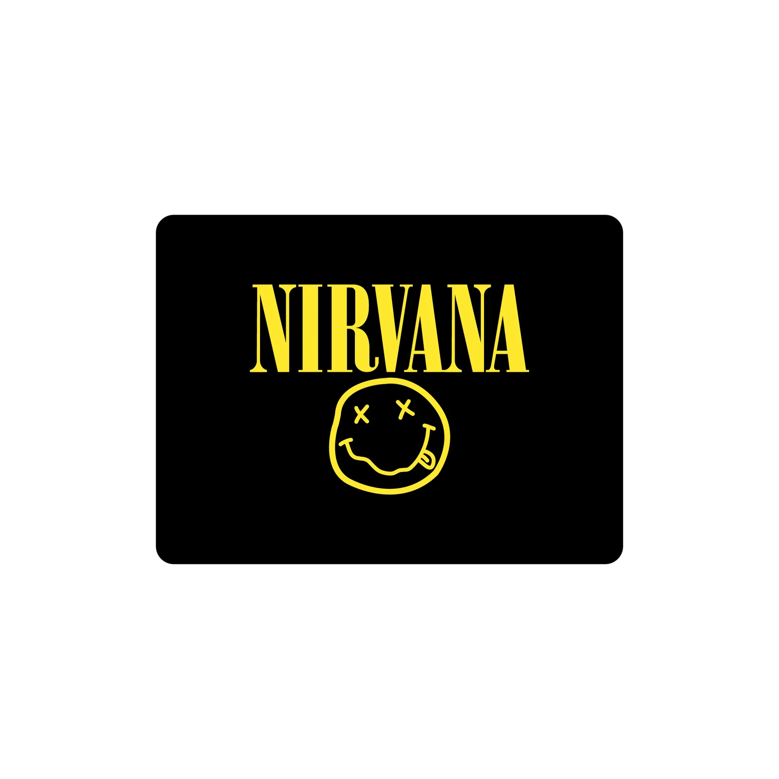 Mousepad Nirvana logo smiley face 40x30 Classic | Custom