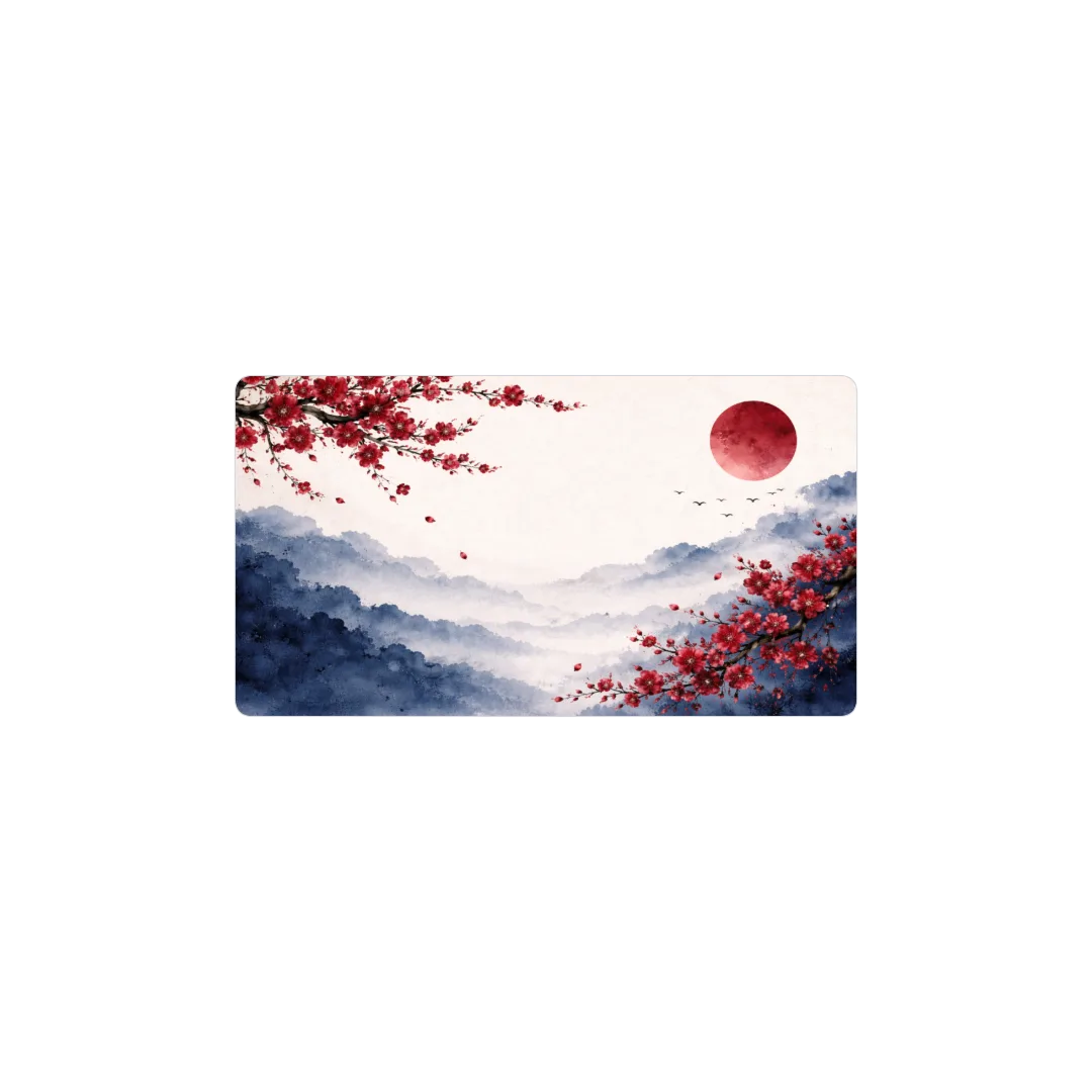 Sakura rojo-azul