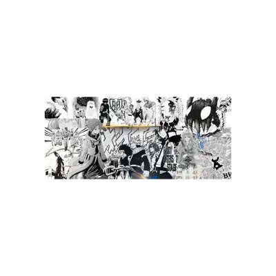 Mousepad collage anime 90x40 PRO | Custom