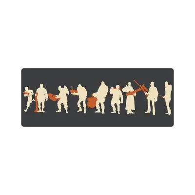 Mousepad Team Fortress 2 80x30 Classic | Custom