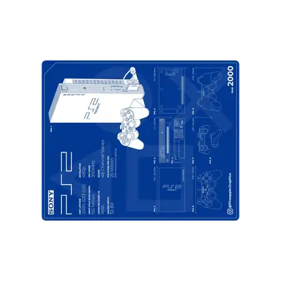 Mousepad ps2 90x73 Classic | Custom