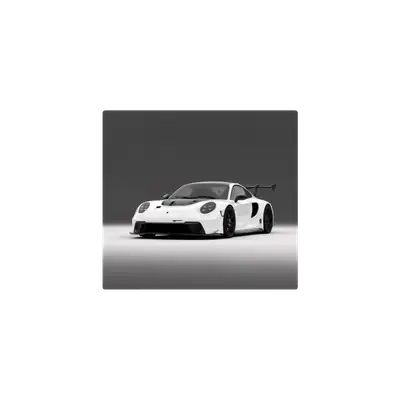 Mousepad Porche Black and White 49x45 PRO | Custom