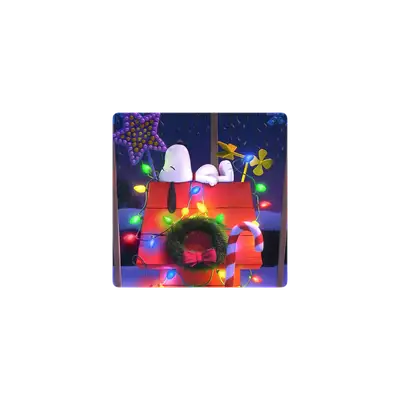 Mousepad snoopy navideño 40x40 PRO | Custom