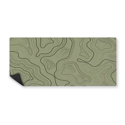Mousepad Topografía green 90x40 PRO | Custom