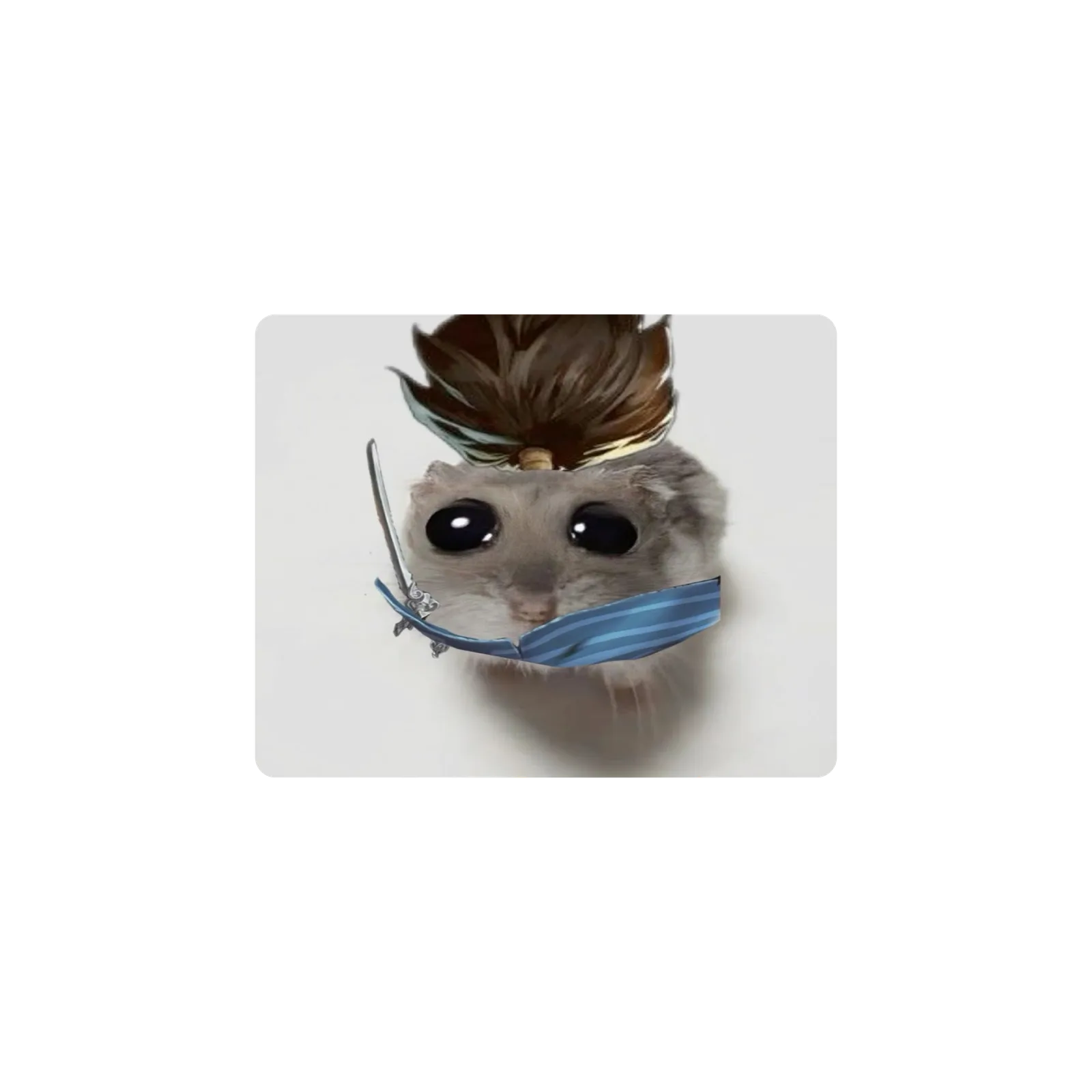 Mousepad Hamster yasuo lloron 50x40 PRO | Custom