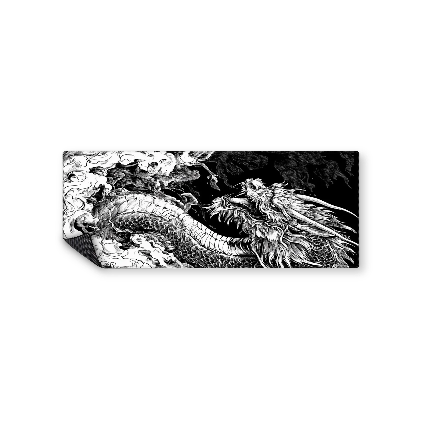 Mousepad Dragon blanco y negro 82x32 Classic | Custom
