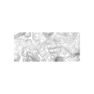 Mousepad topografico blanco turin gear 90x40 PRO | Custom