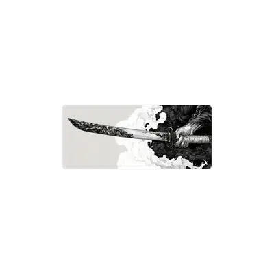 Mousepad Samurai con katana 70x30 Classic | Custom