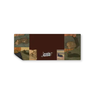 Mousepad Collage de gatos 82x32 Classic | Custom
