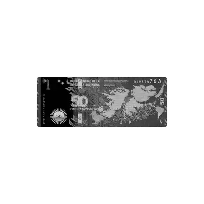 Mousepad 50 pesos malvinas black 82x32 PRO | Custom