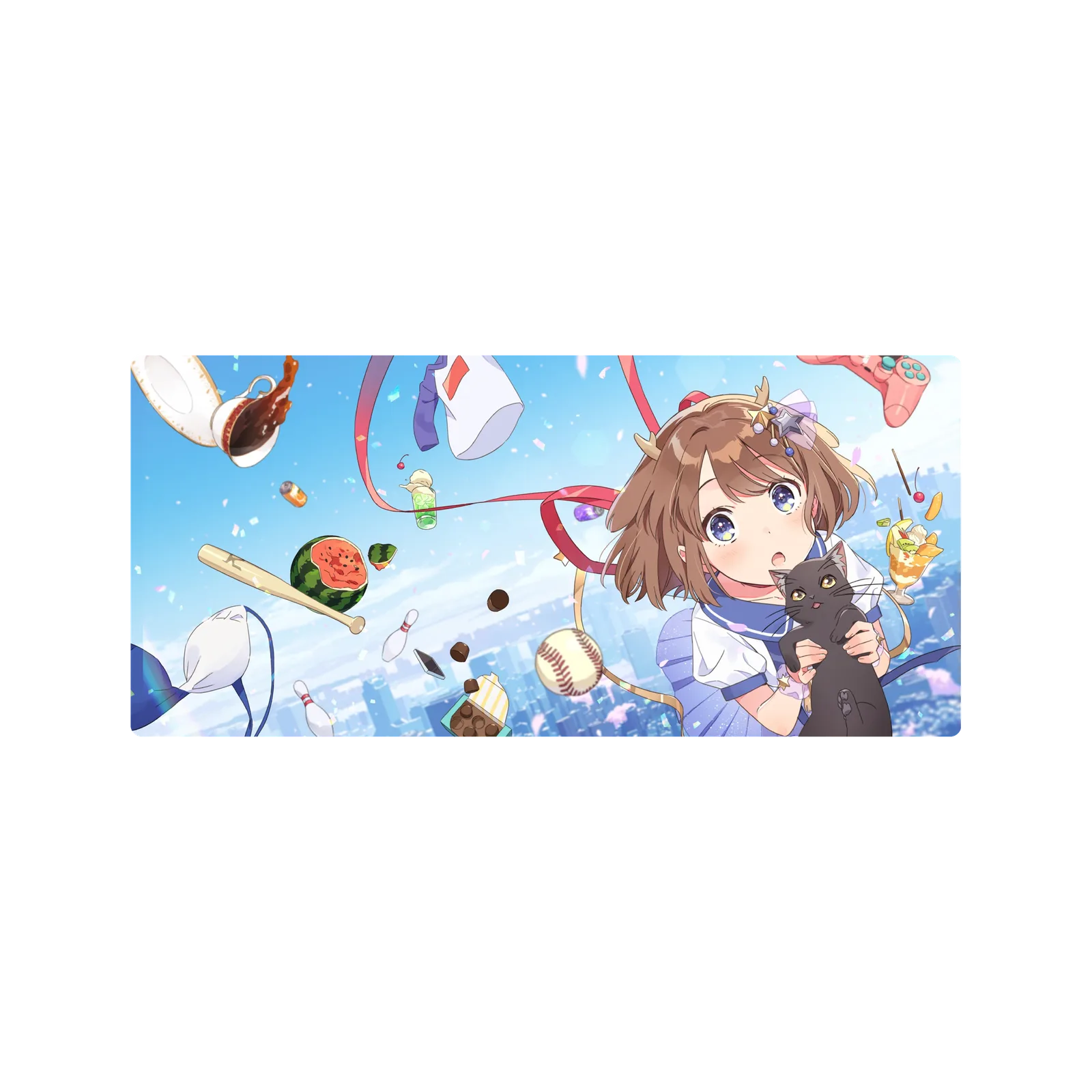 Mousepad Kano Nadamesukashi negotiation 110x50 PRO | Custom