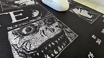 Mousepad Death Note Vintage Serie PRO de NOTMID, foto 4