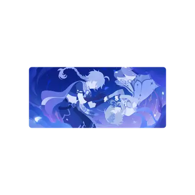 Mousepad Genshin Travelers Namecard 90x40 PRO | Custom