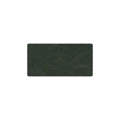 Mousepad topografico verde y blanco 70x35 PRO | Custom