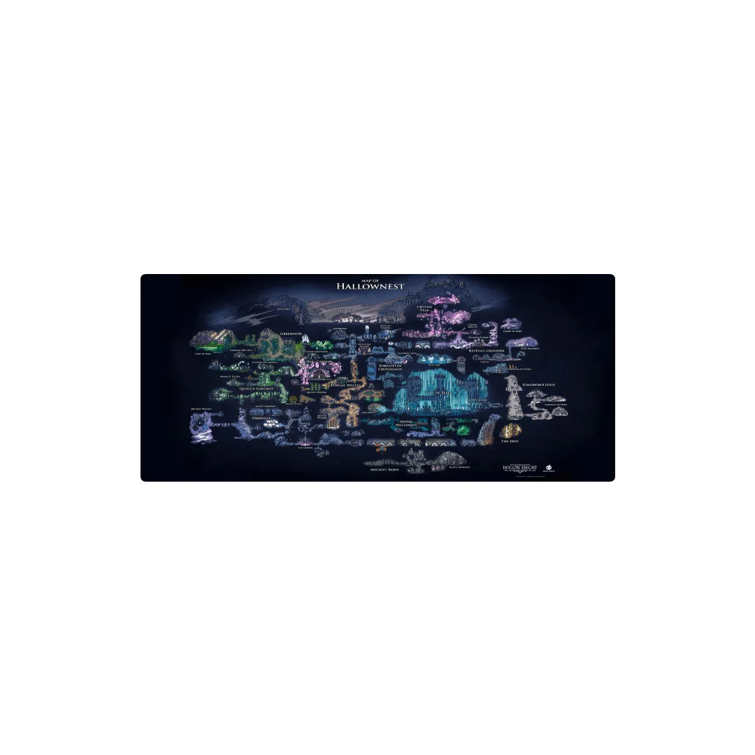 Mapa Hollow Knight