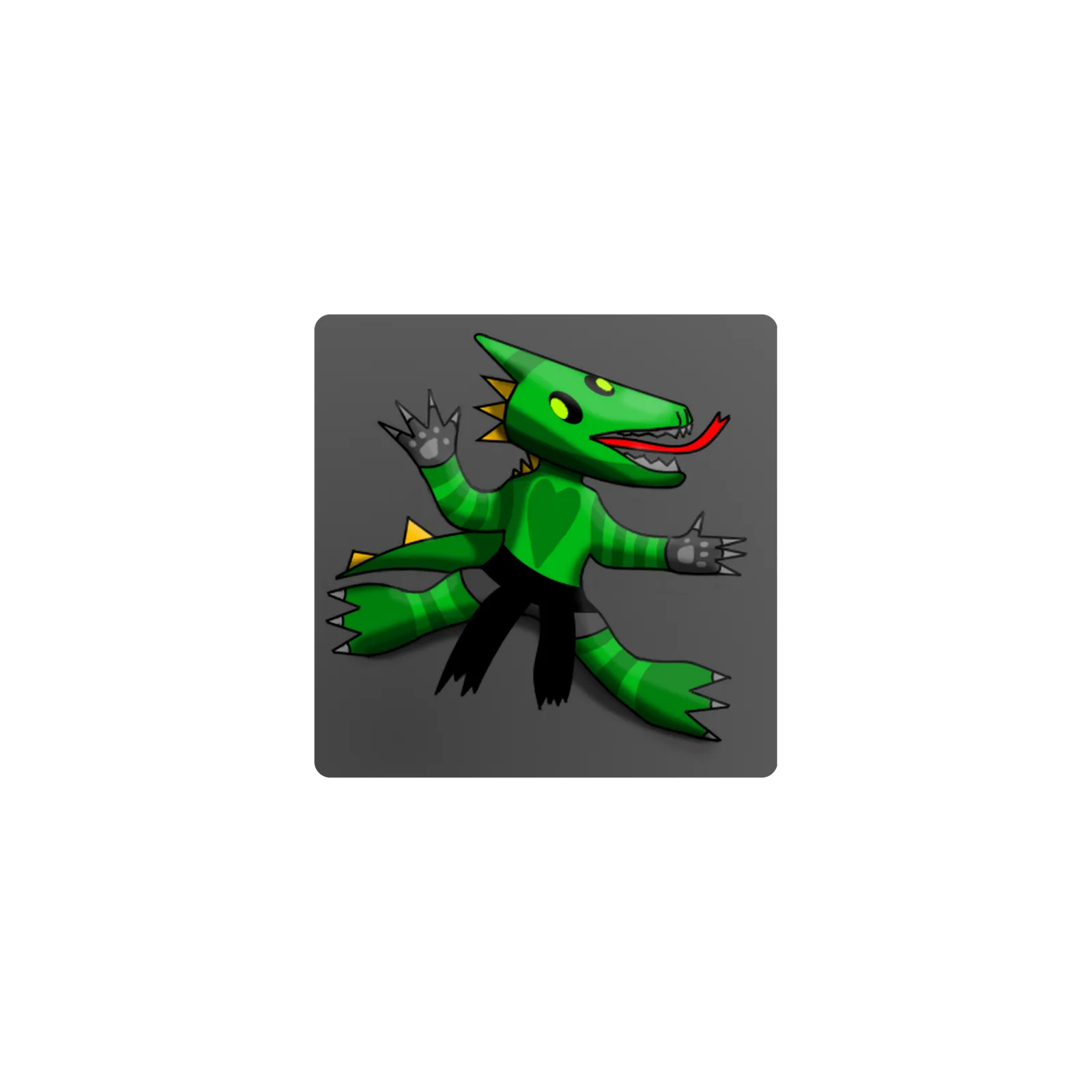 Mousepad reptilecheto 25x25 Classic | Custom