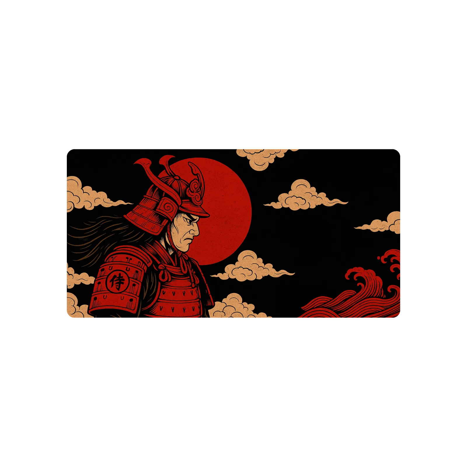 Mousepad Samurai Luna Roja 70x35 Classic | Custom