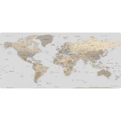 Mousepad Mapa sepia 130x60 Classic | Custom