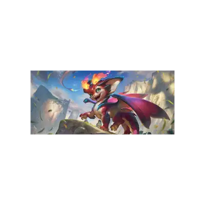 Mousepad Smolder league of legends2 90x40 Classic | Custom-recto