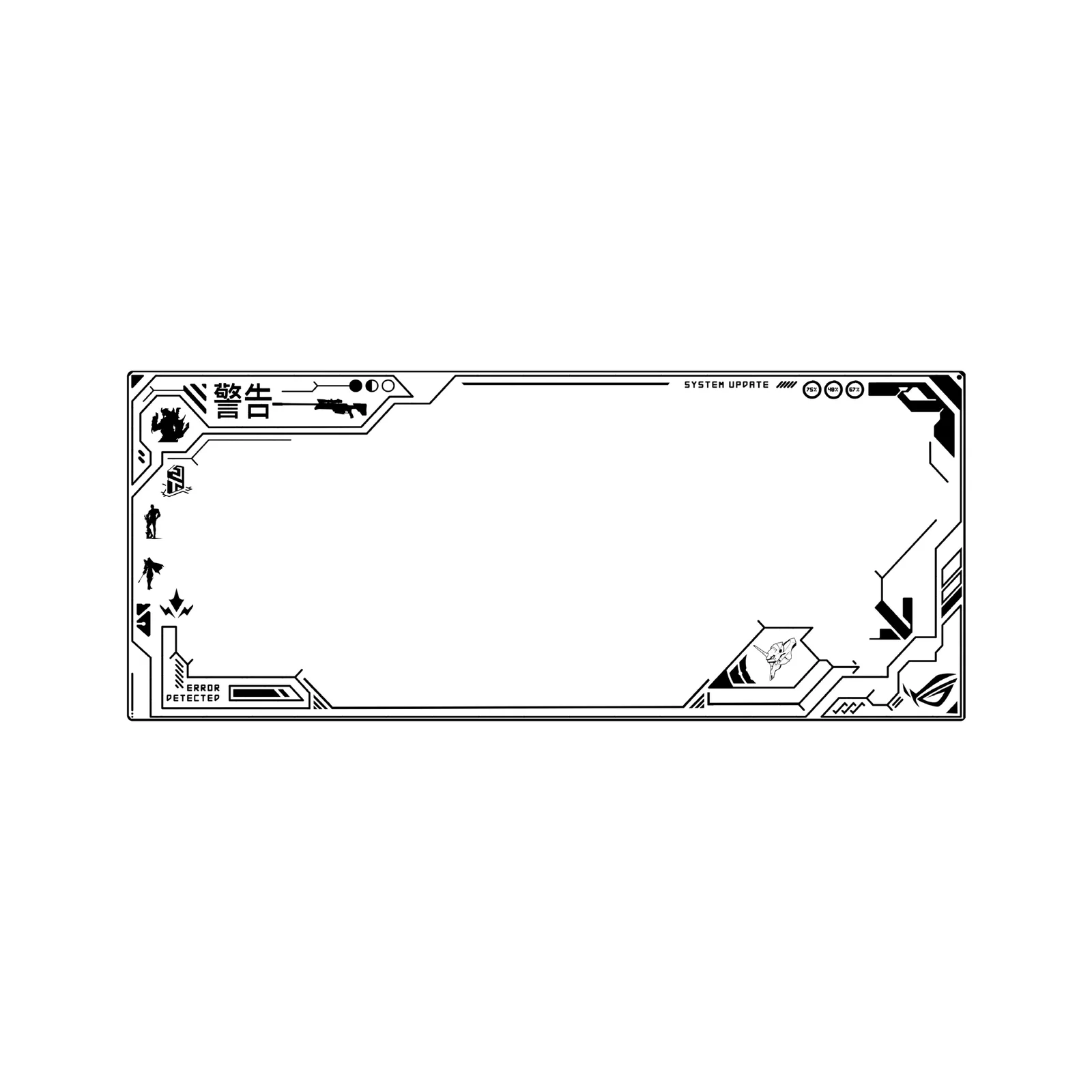 Mousepad Custom Asus 115x50 Classic | Custom